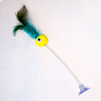 Suction Cup Cat Wand Toy 