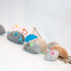 10-Pack Catnip Mouse Toys 